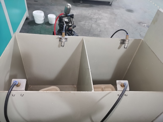 1100 mm * 410 mm * 1100 mm Macchina per rivestimento a spruzzo per contenitori di pasta alimentare