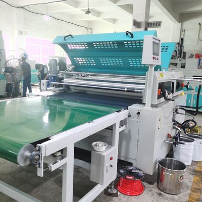 Macchine per rivestimento a due rulli ad alta velocità per porte in vetro in legno acrilico