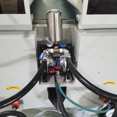 Macchine per rivestimento a due rulli ad alta velocità per porte in vetro in legno acrilico