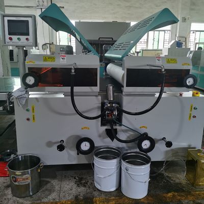 Macchine per rivestimento a due rulli ad alta velocità per porte in vetro in legno acrilico