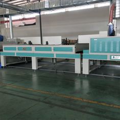 Macchina di essiccazione a infrarossi per stampaggio di polpa di bagassa, sistema di essiccazione rapida da 12 metri per la produzione di contenitori alimentari