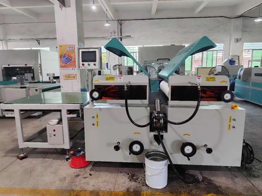 Macchine per rivestimento a doppio rullo di vetro e fogli di metallo