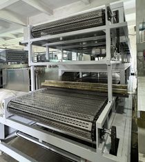 Doppia strato di gas naturale macchina di asciugatura industriale in acciaio inossidabile perforazione catena di piastra cintura per la polpa muffa bottiglia utensili da tavola High End pacchetto industriale