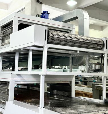 Forno essiccatore a gas naturale a doppio piano ad alta capacità per stampaggio di polpa industriale