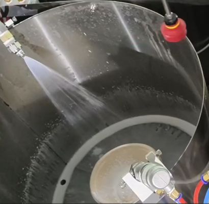 Spin coater per stampaggio della polpa a stazione singola ad alta precisione ed efficienza - soluzione integrata di rivestimento