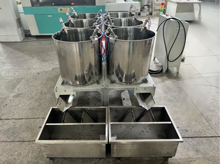 Copertura di vasca imballaggio alimentare vassoio rivestimento per l'acqua a prova di olio caldo sei stazioni macchina di rivestimento spin per la canna da zucchero di bambù carta