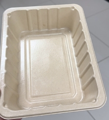 Copertura di vasca imballaggio alimentare vassoio rivestimento per l'acqua a prova di olio caldo sei stazioni macchina di rivestimento spin per la canna da zucchero di bambù carta