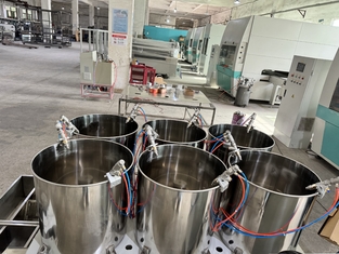 Rivestimento per vassoi in fibra per ciotole per macchina di rivestimento a rotazione a sei stazioni resistente all'acqua ad alta temperatura e all'olio caldo per carta di bambù e canna da zucchero