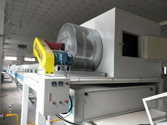 Linea di asciugatura e rivestimento a spina a gas naturale per cartoni in fibra di cemento e cartoni in carbonato di calcio