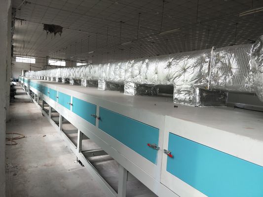 Linea di asciugatura e rivestimento a spina a gas naturale per cartoni in fibra di cemento e cartoni in carbonato di calcio