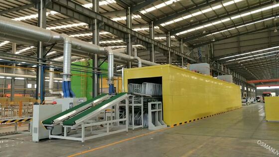 Linea di essiccazione ad aria calda a piega per prodotti rivestiti – Design compatto, lunghezza e zone di temperatura personalizzabili