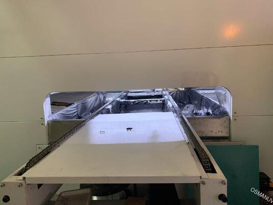 Sistema di rivestimento a spruzzo di tecnologia avanzata per il trattamento interno di alta qualità di imballaggi industriali stampati in pasta