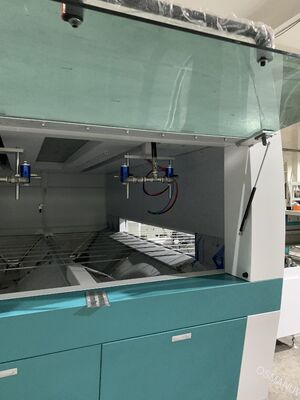Macchina per rivestimento a spruzzo interno a 360° di precisione per contenitori industriali in stampaggio di polpa e componenti di mobili - Spessore del rivestimento personalizzabile 5-50 micron