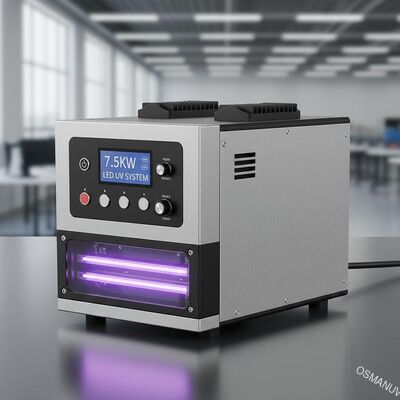 7.5KW ha condotto i sistemi di trattamento uv per stampa, rivestimento uv e macchina di trattamento