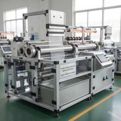 Linea di rivestimento per tende di precisione per stampaggio di polpa ad alta lucentezza - Soluzione per finitura superficiale superiore