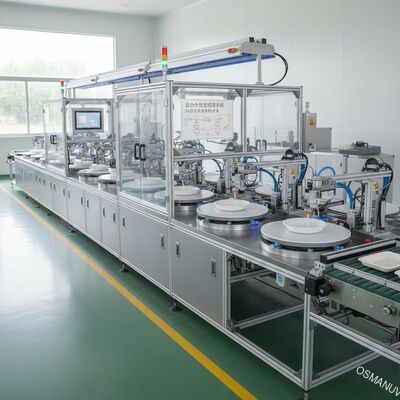 24 stazione linea di rivestimento automatizzata per rivestimento impermeabile di stoviglie stampate in pasta