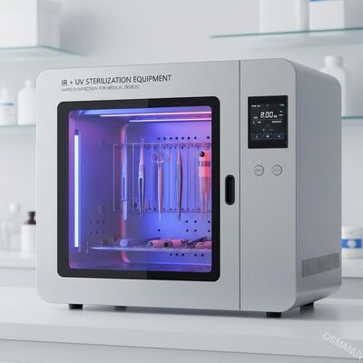 Apparecchiature di sterilizzazione IR + UV con disinfezione rapida per dispositivi medici