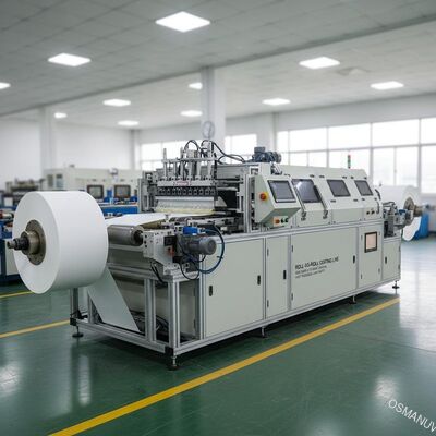 Linea di rivestimento continuo doctor blade roll-to-roll con larghezza del nastro personalizzabile, controllo della tensione e elevata uniformità dello spessore