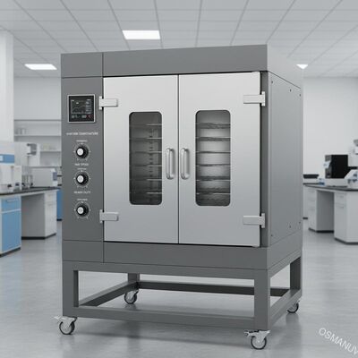 Forno industriale con intervallo di temperatura personalizzabile con distribuzione uniforme della temperatura e struttura resistente per l'elettronica e il settore farmaceutico