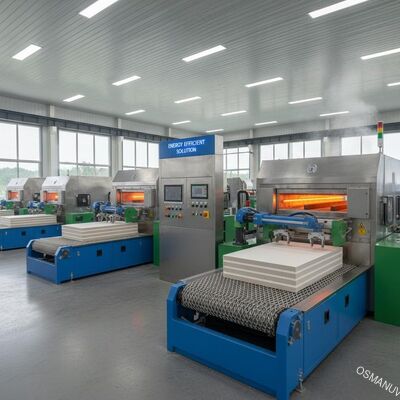 Linea di produzione automatica ad alta velocità per la cura e l'essiccazione delle tavole di silicato di calcio - Soluzione ad alta efficienza energetica