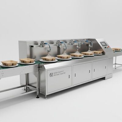 Linea di rivestimento a rotazione a rotazione ad alta potenza per la polpa stampata