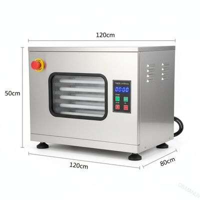 120*80*50cm Macchina di irradiazione UV in acciaio inossidabile con intervallo di controllo del timer 0-99min