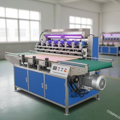 Macchina per rivestimento a rulli UV in legno con altezza 9KW 850mm con motore
