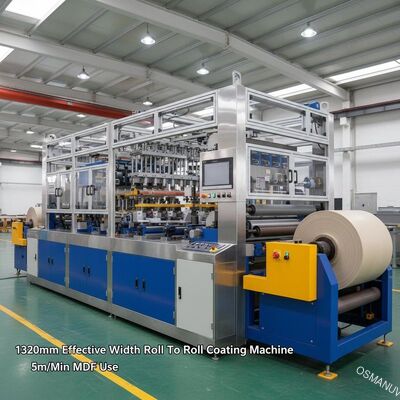 efficace rotolo di larghezza di 1320mm per rotolare uso del MDF della macchina di rivestimento 5m/Min