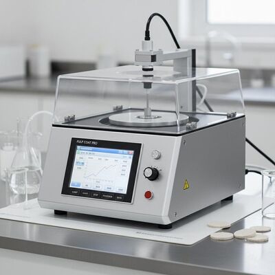 Spin Coater da banco per la ricerca e sviluppo di stampaggio della polpa – Rivestimento di precisione e acquisizione dati per campioni di laboratorio