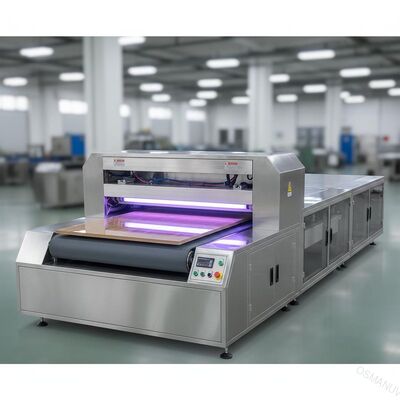 Macchina per la cura UV a doppia lampada ad alta lucentezza per la linea di verniciatura del pannello di mobili in legno - larghezza personalizzabile