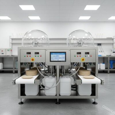 Rivestimento a rotazione a doppia stazione ad alta potenza per rivestimento a barriera acqua/olio di stoviglie stampate in pasta