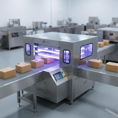 Macchina UV di irradiazione degli alimenti di Mesh Belt per il cartone del bordo del pacchetto