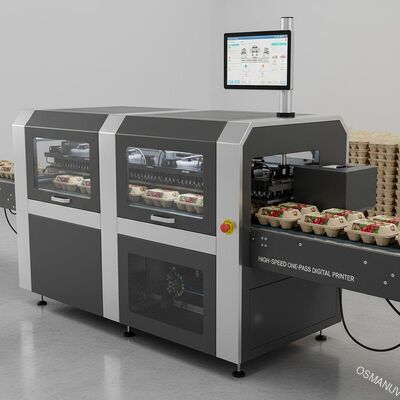 Stampa digitale ad alta velocità a passaggio singolo per la stampa in linea ad alta risoluzione su imballaggi stampati in pasta