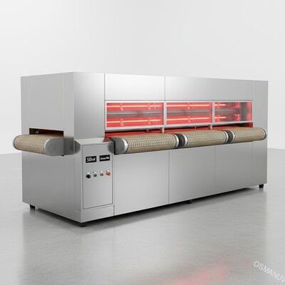 asciugatrice infrarossa 3sheets/Min di acciaio inossidabile 50kw