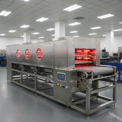 Asciugatrice infrarossa 1320mm del sistema di trasmissione di acciaio inossidabile