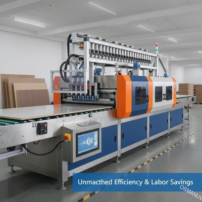 La laminazione e il taglio ad alta velocità in una sola macchina per la lavorazione dei pannelli: efficienza e risparmio di manodopera senza pari