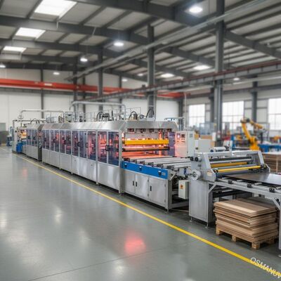 Macchina universale per la laminazione di pannelli per metallo, vetro e mobili - Linea di produzione ad alta efficienza