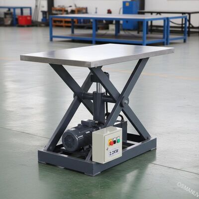 Sollevi il piccolo tipo idraulico 1800mm della Tabella dell'elevatore di altezza 2.2KW