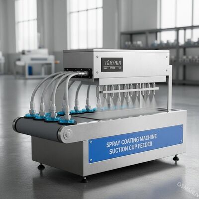 Alimentatore 10m/min della macchina di rivestimento dello spruzzo/tazza di aspirazione