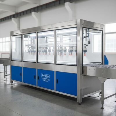 Macchina di rivestimento dello spruzzo con illuminazione tecnica 380V 28kw del sistema di trasportatore