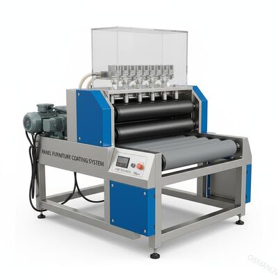 Attrezzatura ricoprente del rullo spesso di CA 110v 100mm per la mobilia del pannello