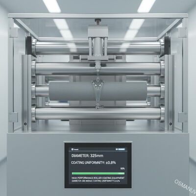 Equipaggiamento di rivestimento a rulli ad alte prestazioni Diametro 200-400 mm Uniformità del rivestimento ≤ ± 2%