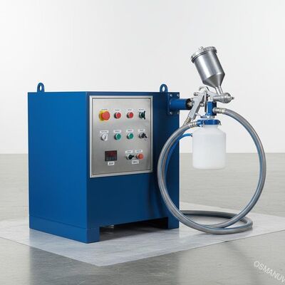macchina di mano spessa dello spruzzo della pittura di 50mm 380V 50HZ con buona corpulenza