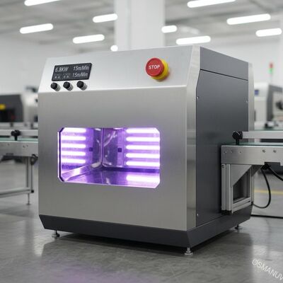 Macchina di trattamento UV di 6.8KW 15m/Min Stop Switch Reflective/sistema di trattamento principale uv