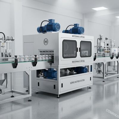 Linea di produzione per l'essiccazione a microonde di vernici a base d'acqua Servo motor