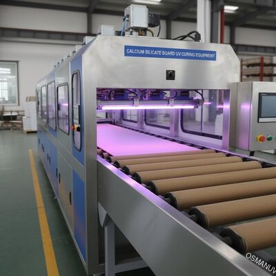 Attrezzatura di trattamento UV 3 del bordo del silicato di calcio - 10m/min