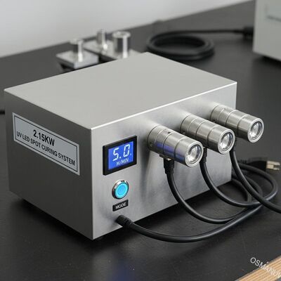 punto principale uv di 5m/Min 2.15KW che cura sistema con 1,5 piatti laminati a freddo