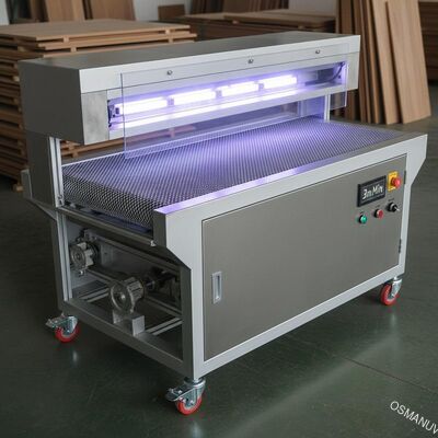 Macchina 3m/Min di Mesh Width Uv Floor Curing del trasportatore di W400mm
