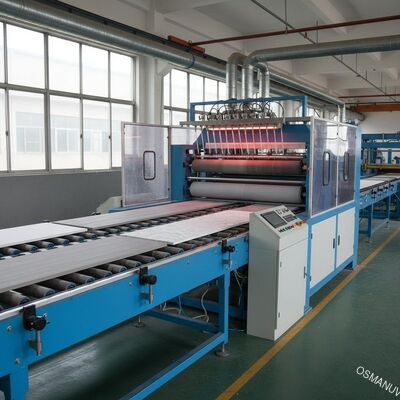 Fabbrica di macchine di rivestimento a doppio rulli per la finitura personalizzata della tavola di cemento.