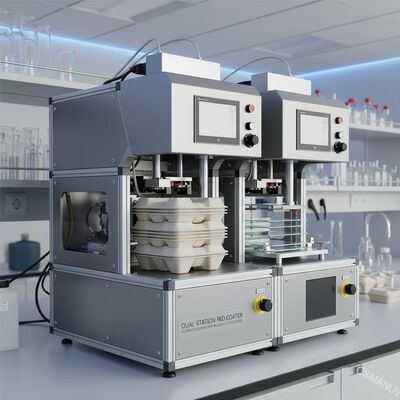 Rivestimento R&D a doppia stazione per test multi-substrato | Piattaforma flessibile per polpa stampata e oltre